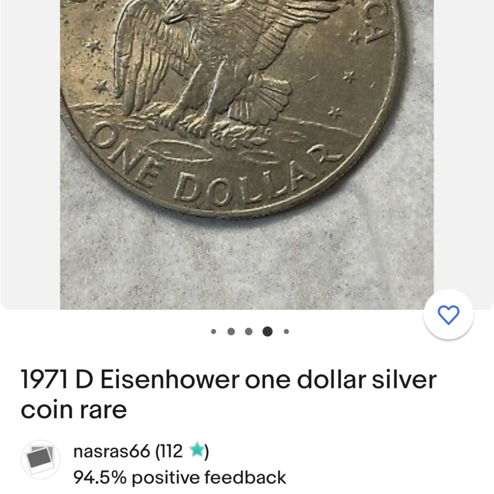 One dollar 1971 - Picture 3 of 8